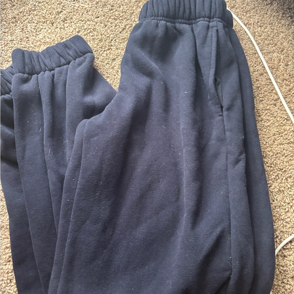 Edikted Navy Track Pants
